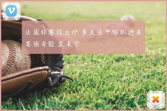 法国杯赛程出炉 多支法甲球队迎来客场考验 发表于